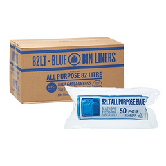 All Purpose Bin Liner Roll Star Seal Blue 82LT
