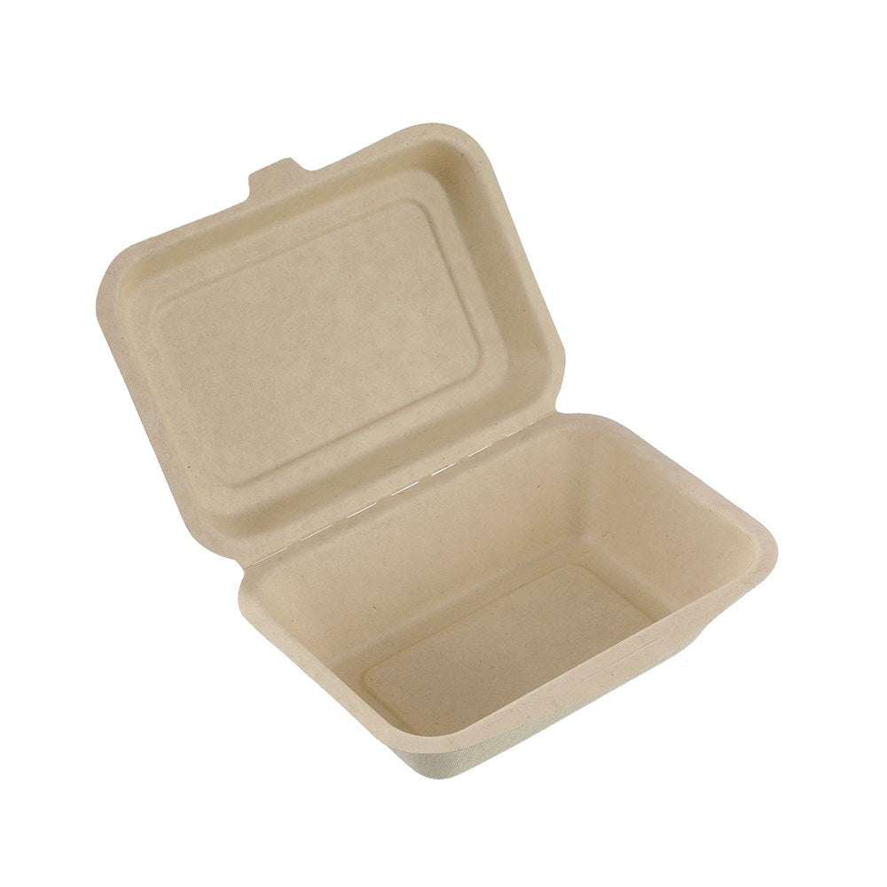 Lemon & Lime Eco Sugarcane Food Box Natural 600ml 8 Pack