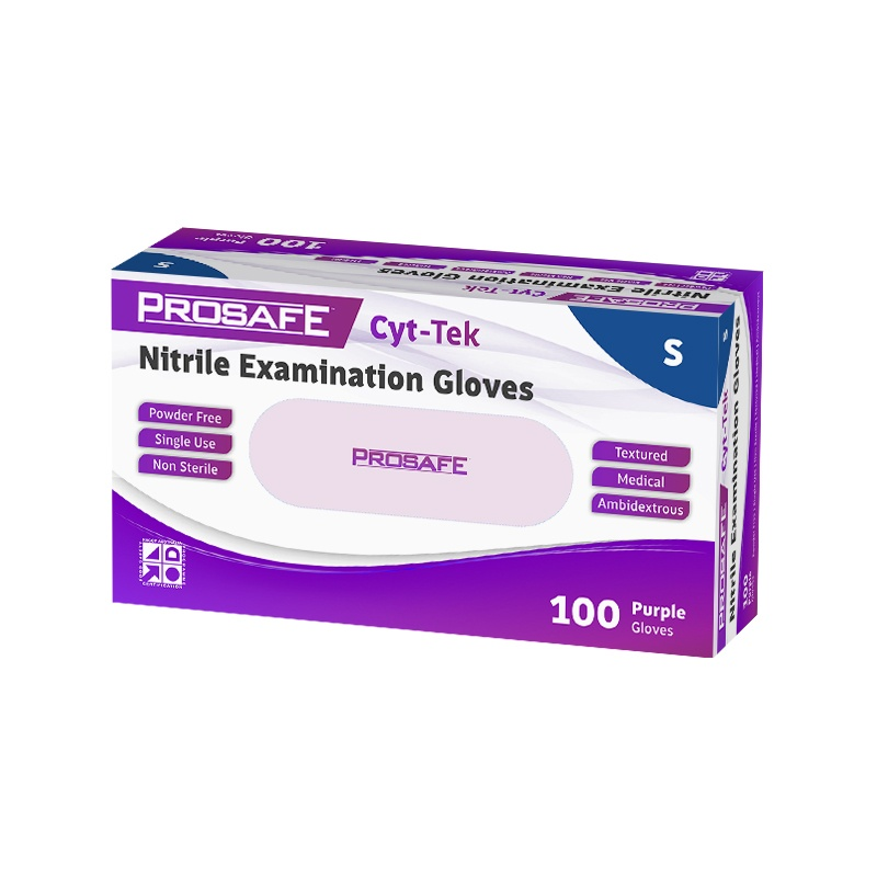 ProSafe Nitrile Gloves Purple Powder Free (EXP 01/2025) Small 1000pcs