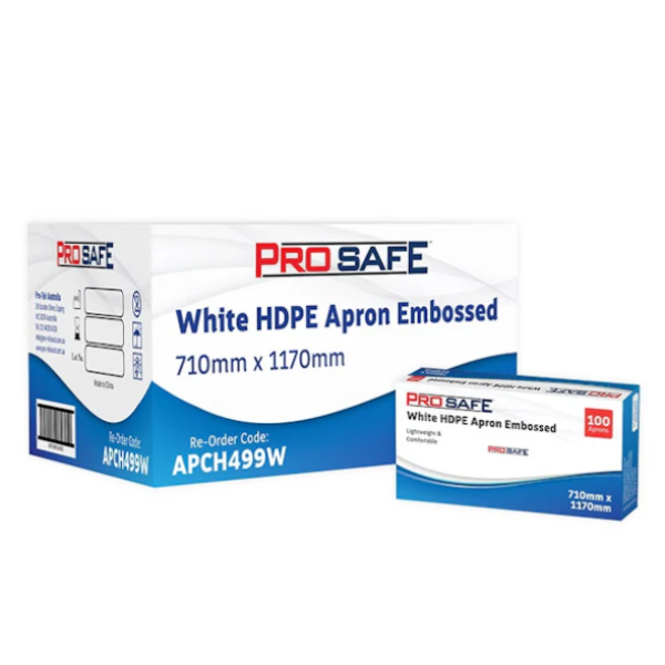 ProSafe HDPE Dispense Apron 710 x 1170mm White 500pcs