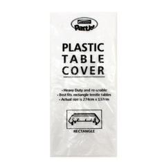 White Table Cover 137x274cm