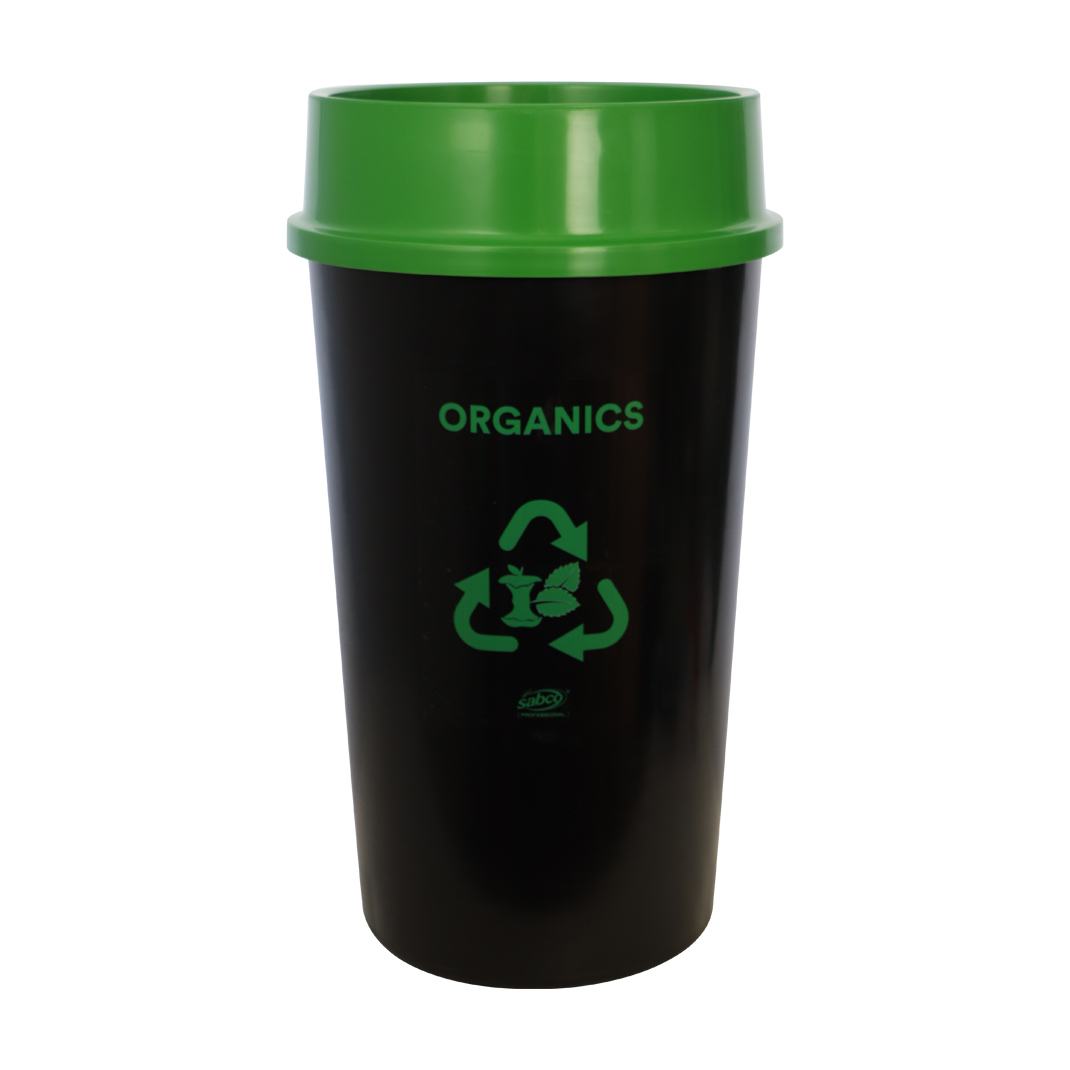 Sabco Waste Solution Bin Organics Green 60L