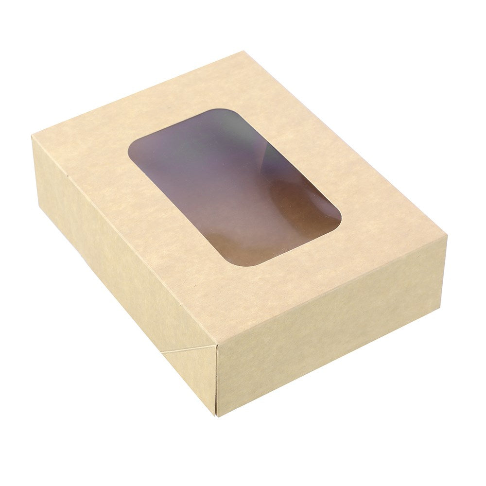 Lemon & Lime Eco Kraft Grazing Box 21.5x16x6cm 2L 5 Pack