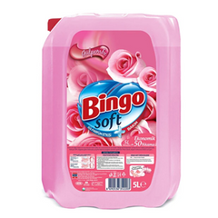 Bingo Fabric Softener Pink Rose 5LT