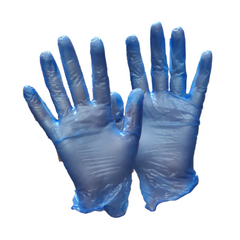 Disposable Vinyl Glove Powder Free Blue Extra Large 1000pcs