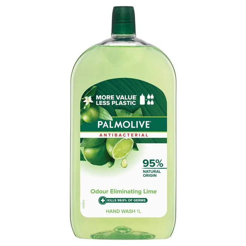 Palmolive Antibacterial Liquid Hand Wash Soap Odour Neutralizing Lime 1lt