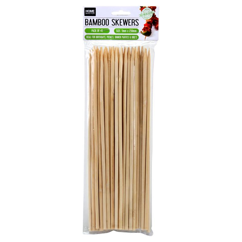 Skewers Bamboo 5mm x 25cm 45pk