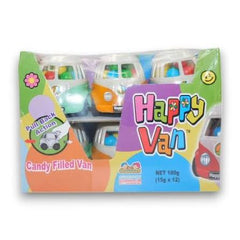 Kidsmania Happy Van Candy Filled Van 15g * 12 Pack
