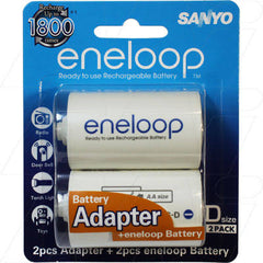 Sanyo Batteries Size D 2pk