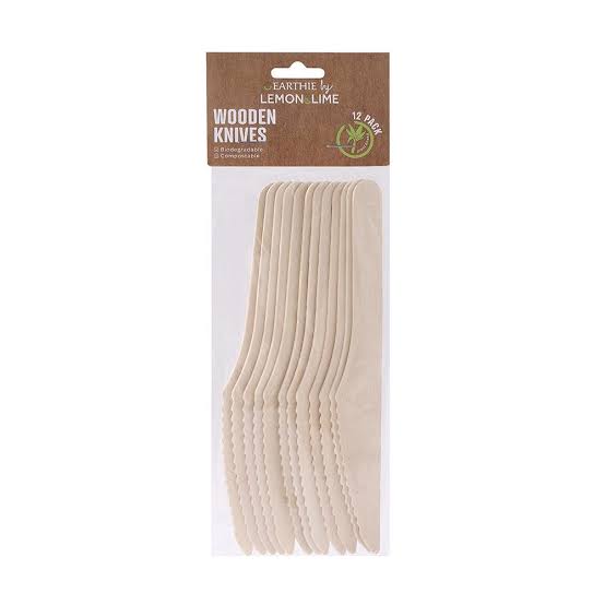 Lemon & Lime - Wooden Knives 12 Pk