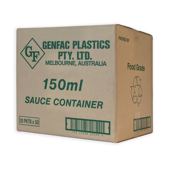 Genfac - Sauce Container 150ml 1000pcs