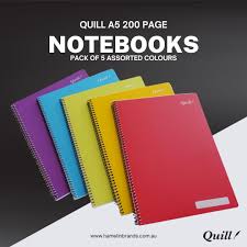 Quill A5 5 Pack