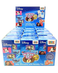 Disney Wonderball Milk Chocolate with Novelty Toy 25g * 12 Pack
