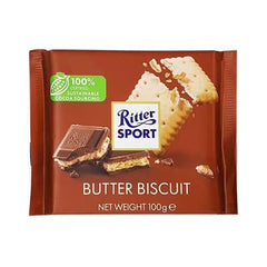 Ritter Sport Chocolate Block - Butter Biscuit 100g * 11 Pack