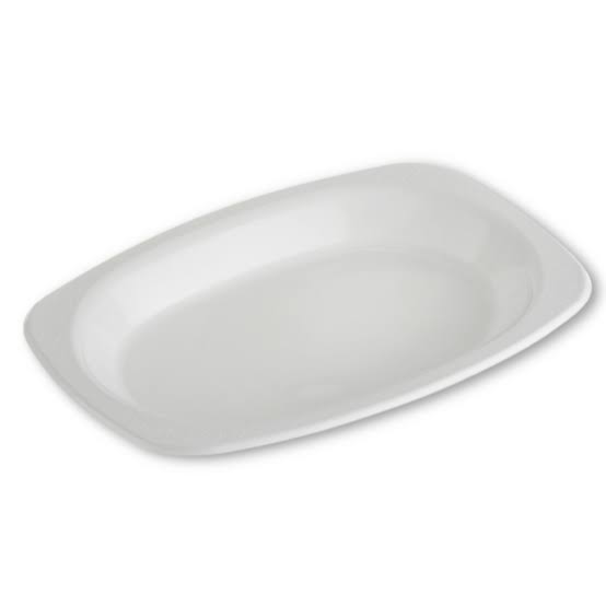 Festive - Oval Plates 160X230Mm 50pcs