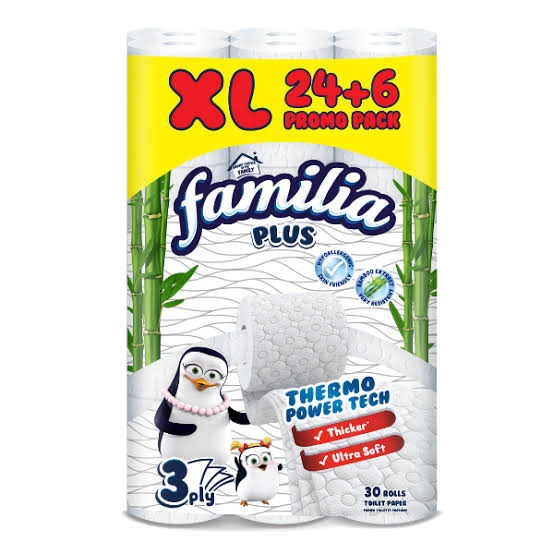 Familia 3ply Bamboo Toilet Roll 30 Rolls