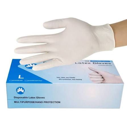 Surgigloves - Vinyl Latex Examination Gloves XL 100pcs