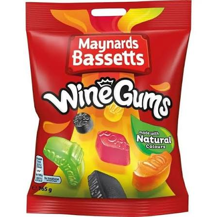 Maynards Wine Gums 165g * 10 Bags