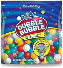 Dubble Bubble Gumball Refill Pouch Bag 1.5kg