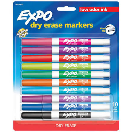Expo Dry Erase Fine Tip 10pk