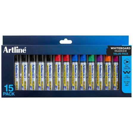 Artline Whiteboard Market Value Pack 15pk
