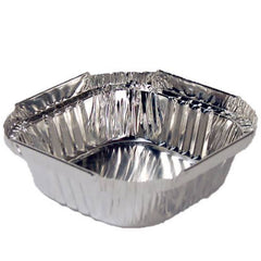 Capri - Foil Square Container Small Deep 100pcs