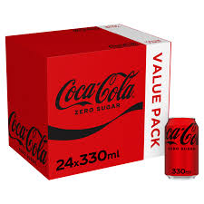 Coca Cola - Zero Sugar Coke Can 375ml x 24 Pack