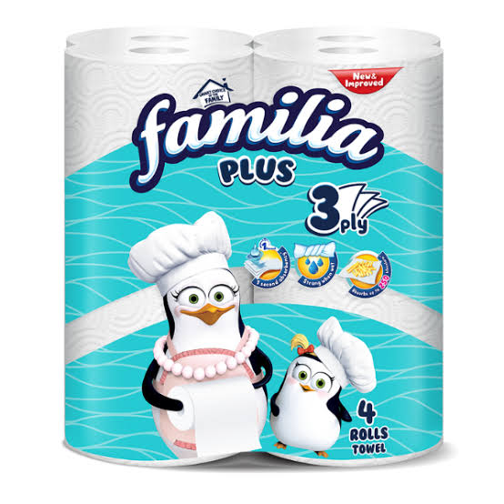 Familia 3 Ply Kitchen Towel4pk