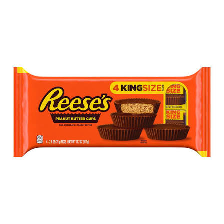 Reese'S 4 Peanut Butter Cups kING SIZE 79G X 16 pc