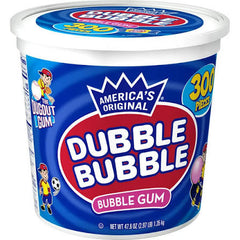 Dubble Bubble Gum Original 300 Pieces Tub