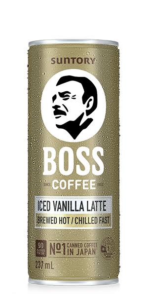 237ml Boss Coffee Iced Vanilla Latte