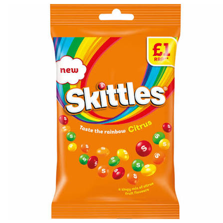 Skittle Citrus Bag 109g * 14 Pack
