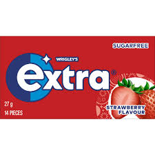 Wrigley's - Extra - Strawberry Chewing Gum 27g x 14 pcs