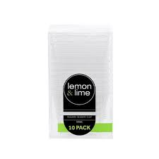 Lemon & Lime - Mini Luxe Square Dessert Cup 125ml 10 Pack