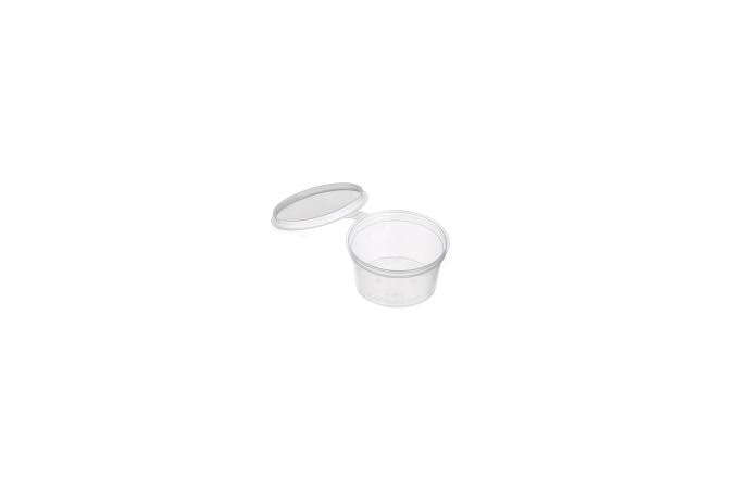 Food Grade 28Cc Round Hinged Lid Container 1000pcs