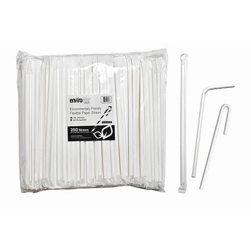 Envirostar Reg Paper Straws 250pcs