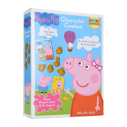 Peppa Pig Character Cookies Biscuits Box 25g * 8 Pack