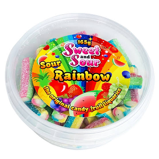 Sweet N Sour Tub - Jelly Pizza 165g