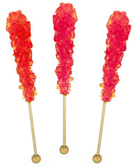 Crystal Candy Sticks Strawberry 16 Pack