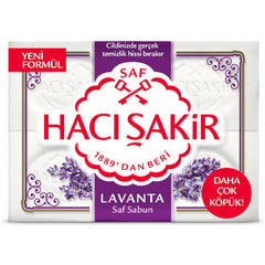 Haci Sakir Bar Soap Lavender 4pck
