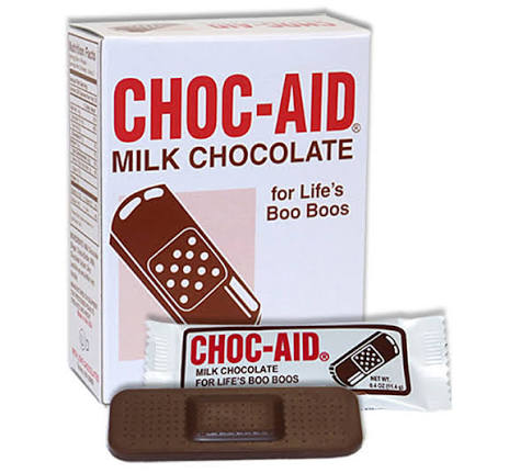 Boo Boos Candies Choc-Aid Milk Chocolate 80g * 12 Pack