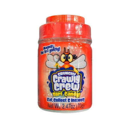 Kidsmania Crunchy Crawly Crew Tart Candy 70g * 12 Pack