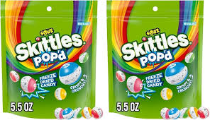 Hisnack Freeze Dried Candy Sour Skittles 120g * 12 Pack