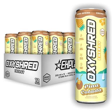 EHPlabs OxyShred -  Ultra Energy RTD Parardise 355ml x 12 Pack