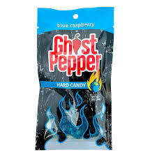 Ghost Pepper Blue Raspberry Hard Candy 36g * 24 Pack