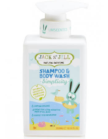 Jack And Jill Shampoo And Body Wash Unscented 300ml