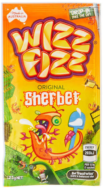 Fyna Wizz Fizz Original Sherbet 12.5g * 50 Pack