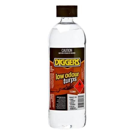 Diggers Pure Gum Turpentine 1L
