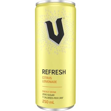 V Citrus Lemonade Zero Sugar 250ml