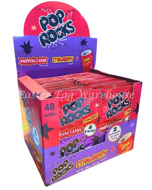 Pop Rocks Twin Pack Strawberry & Cola 6g * 48 Pack